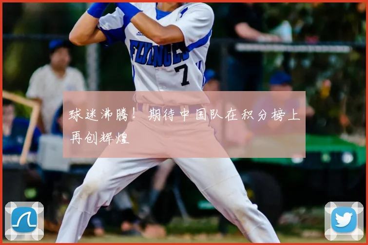 球迷沸腾！期待中国队在积分榜上再创辉煌